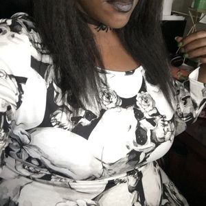 Skull print one piece jumpsuit